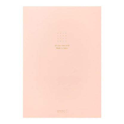 Midori Paper Pad <A5> Color Dot Grid Pink