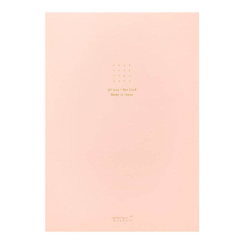 Midori Paper Pad <A5> Color Dot Grid Pink