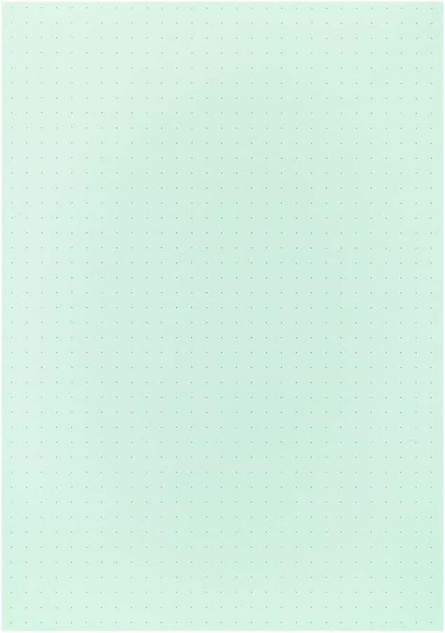 Midori 15339006 notitieblok met puntraster, groen, A5 15339006