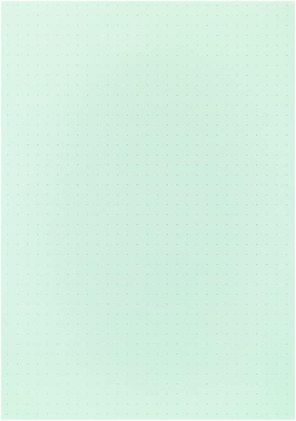 Midori 15339006 notitieblok met puntraster, groen, A5 15339006
