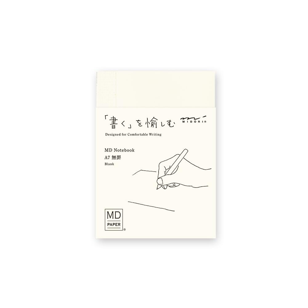 DESIGNPHIL Midori 15344006 Notebook, MD Notebook, A7, Unruled