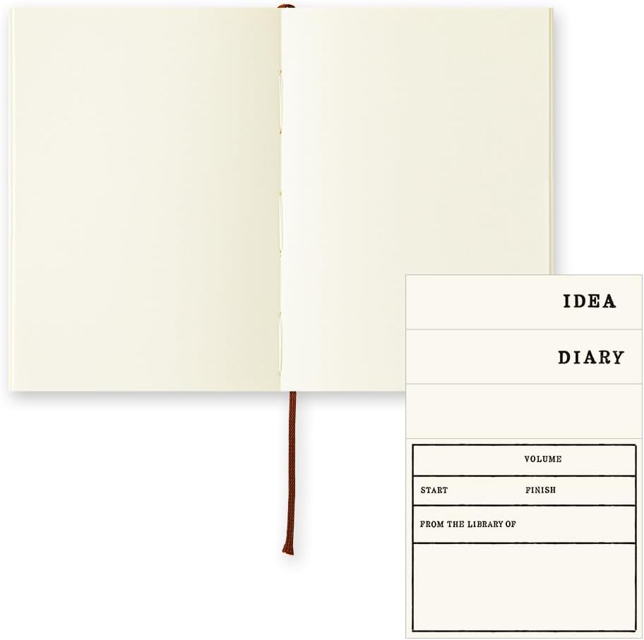 DESIGNPHIL Midori 15344006 Notebook, MD Notebook, A7, Unruled