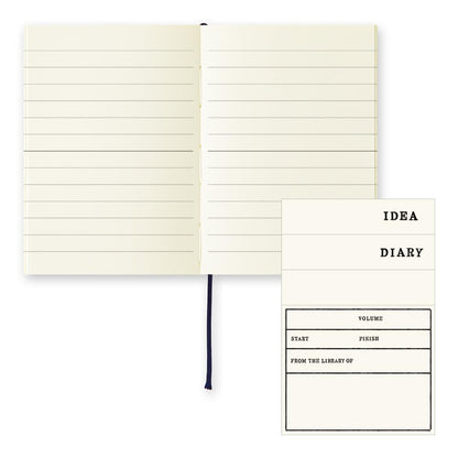 DESIGNPHIL Midori 15345006 Notebook, MD Notebook, A7, Horizontal Ruled