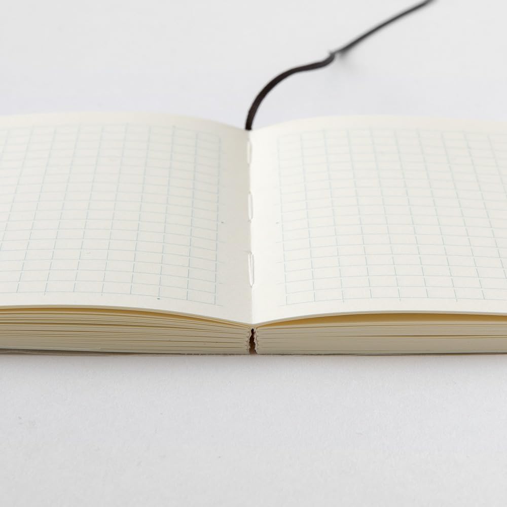 DESIGNPHIL Midori 15346006 Notebook, MD Notebook, A7, Square Ruled