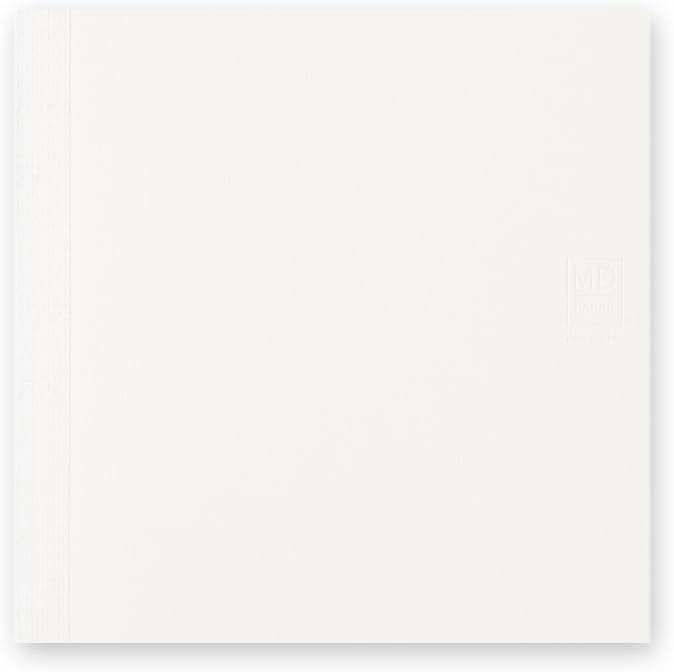 DESIGNPHIL Midori 15347006 Notebook, MD Notebook, Cotton, A5 Square, Unruled