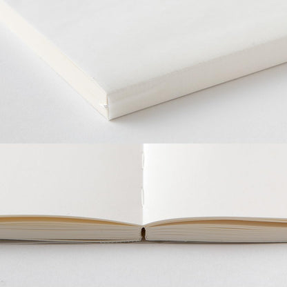 DESIGNPHIL Midori 15347006 Notebook, MD Notebook, Cotton, A5 Square, Unruled