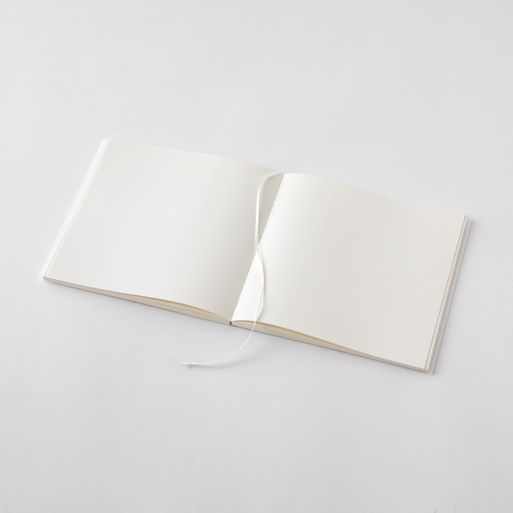 DESIGNPHIL Midori 15347006 Notebook, MD Notebook, Cotton, A5 Square, Unruled