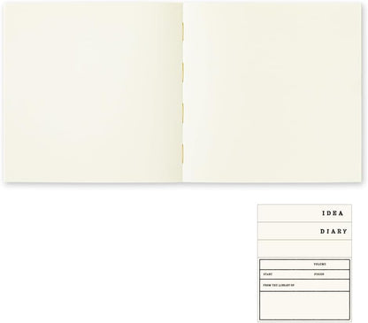 DESIGNPHIL Midori 15349006 MD Notebook, A5 Square, Thick, Unruled