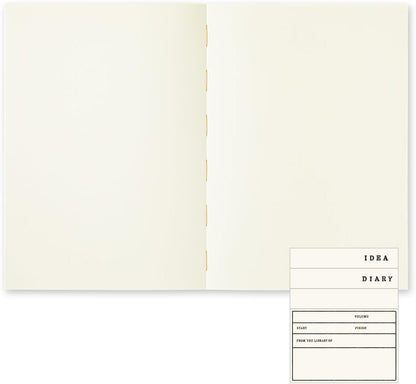 DESIGNPHIL Midori 15350006 Notebook, MD Notebook, A5, Thick, Unruled