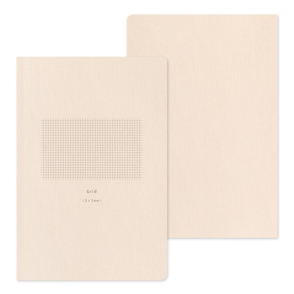 Midori 15358006 Notebook, Loose Log, Graph Rule, 0.1 inch (2 mm), B6
