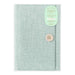 Midori Yuru Log Notebook Cover <B6>  Cloth Light Blue