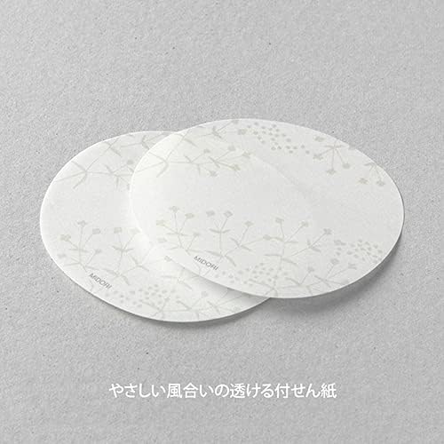 sticky paper transparent small floral white