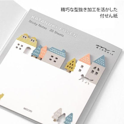 Midori MDR19076006 Sticky Paper Die Cutting Street Pattern