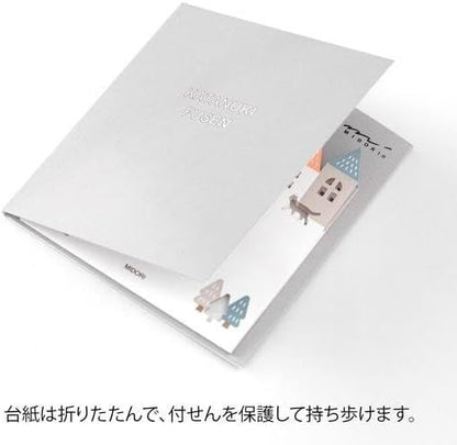 Midori MDR19076006 Sticky Paper Die Cutting Street Pattern