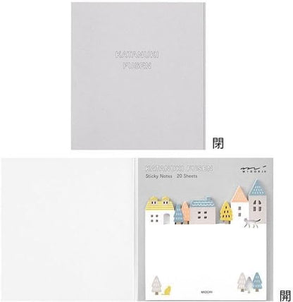 Midori MDR19076006 Sticky Paper Die Cutting Street Pattern