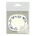 Sticky Paper 19081006 Transparent Blue Floral Pattern, Stylish, Elegant, Message