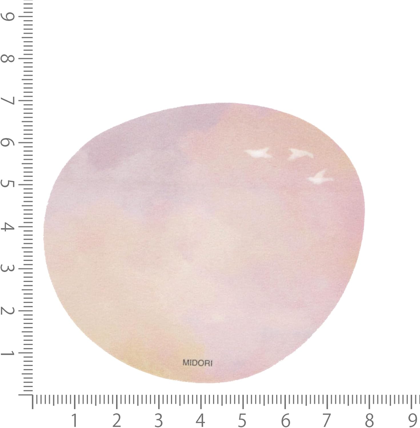 MIDORI 19101006 See-Through Paper with Sunset Pattern