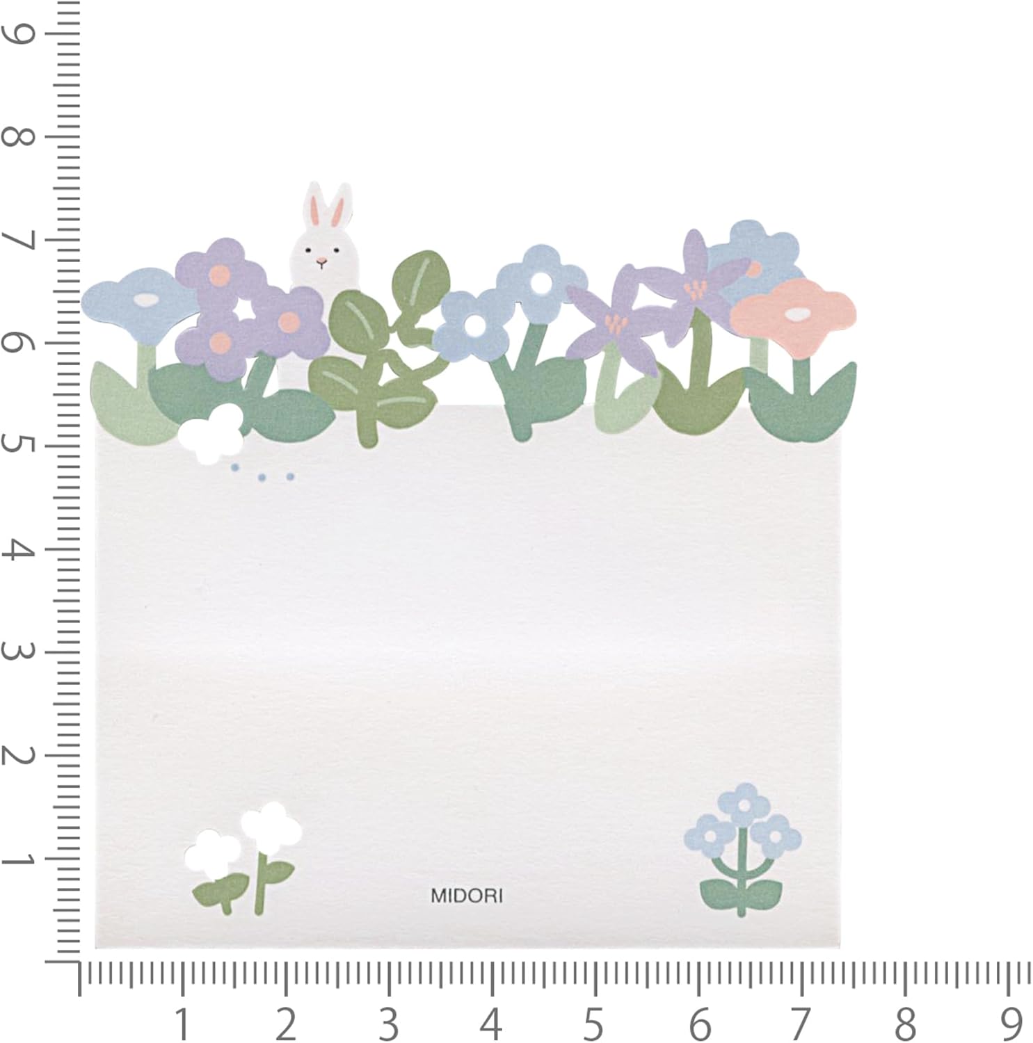 MIDORI 19103006 Paper with Flower Field Pattern