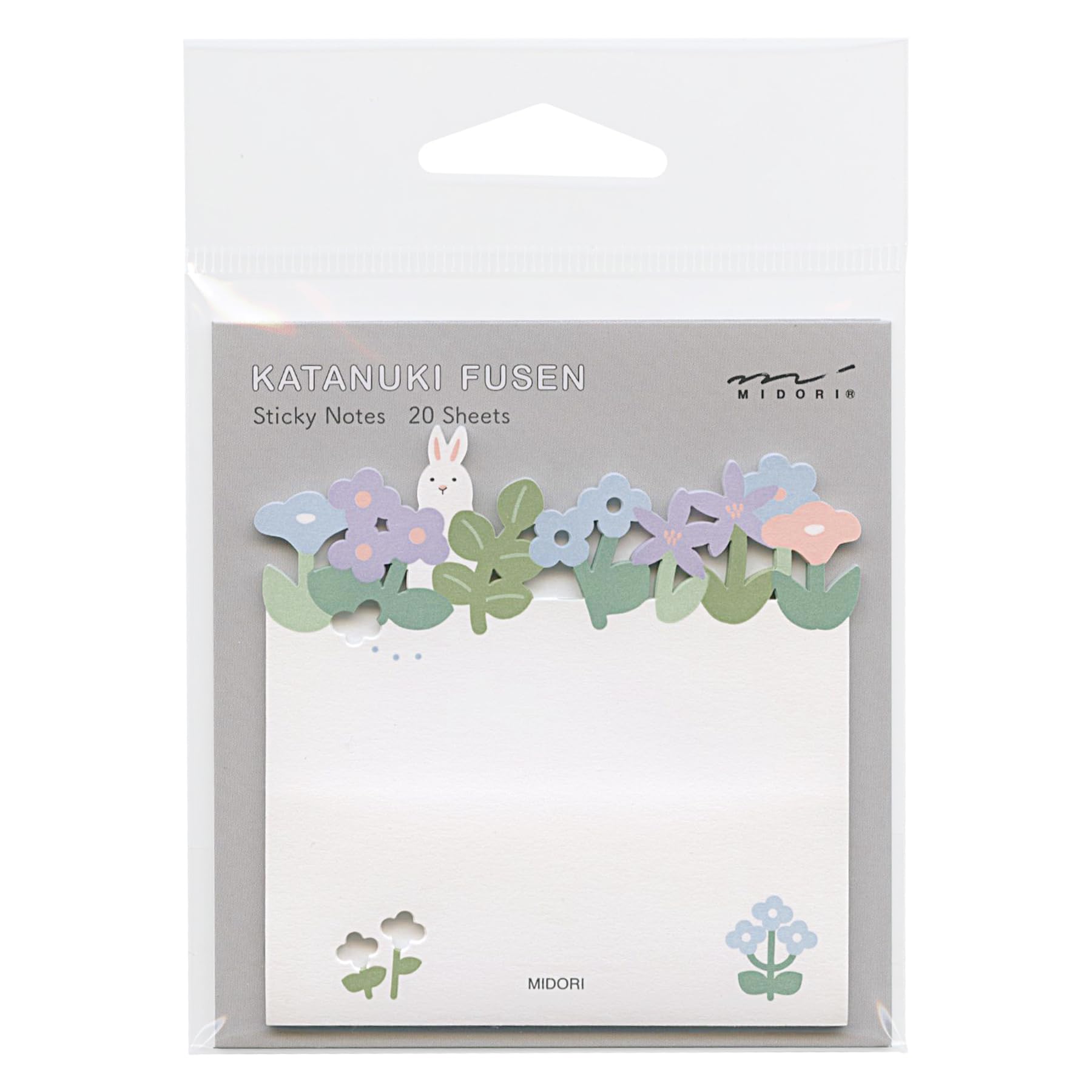 MIDORI 19103006 Paper with Flower Field Pattern