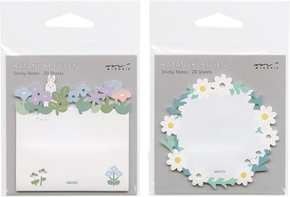 MIDORI 19103006 Paper with Flower Field Pattern