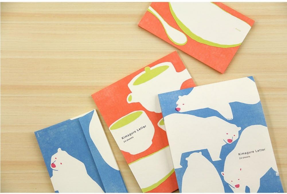 Midori Envelope White Bear