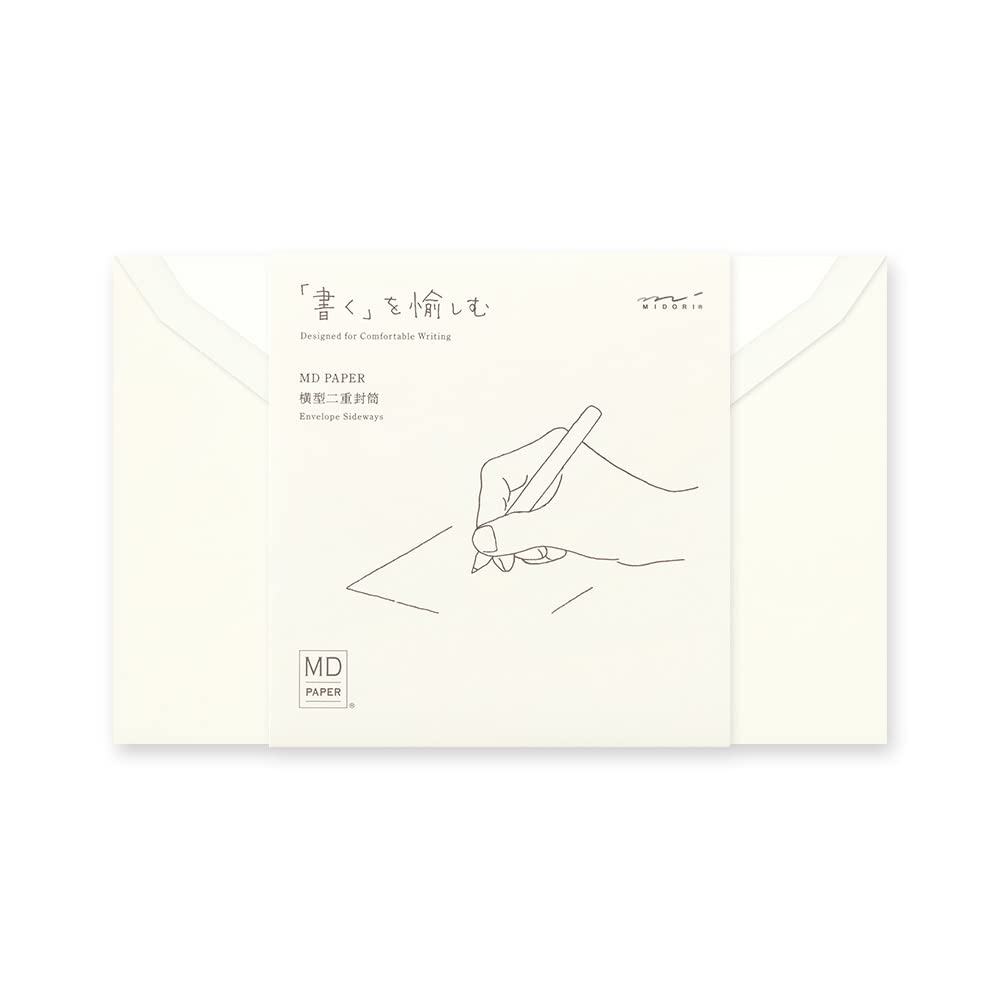 DESIGNPHIL 20584006 Midori Envelopes, MD Envelopes, Horizontal A