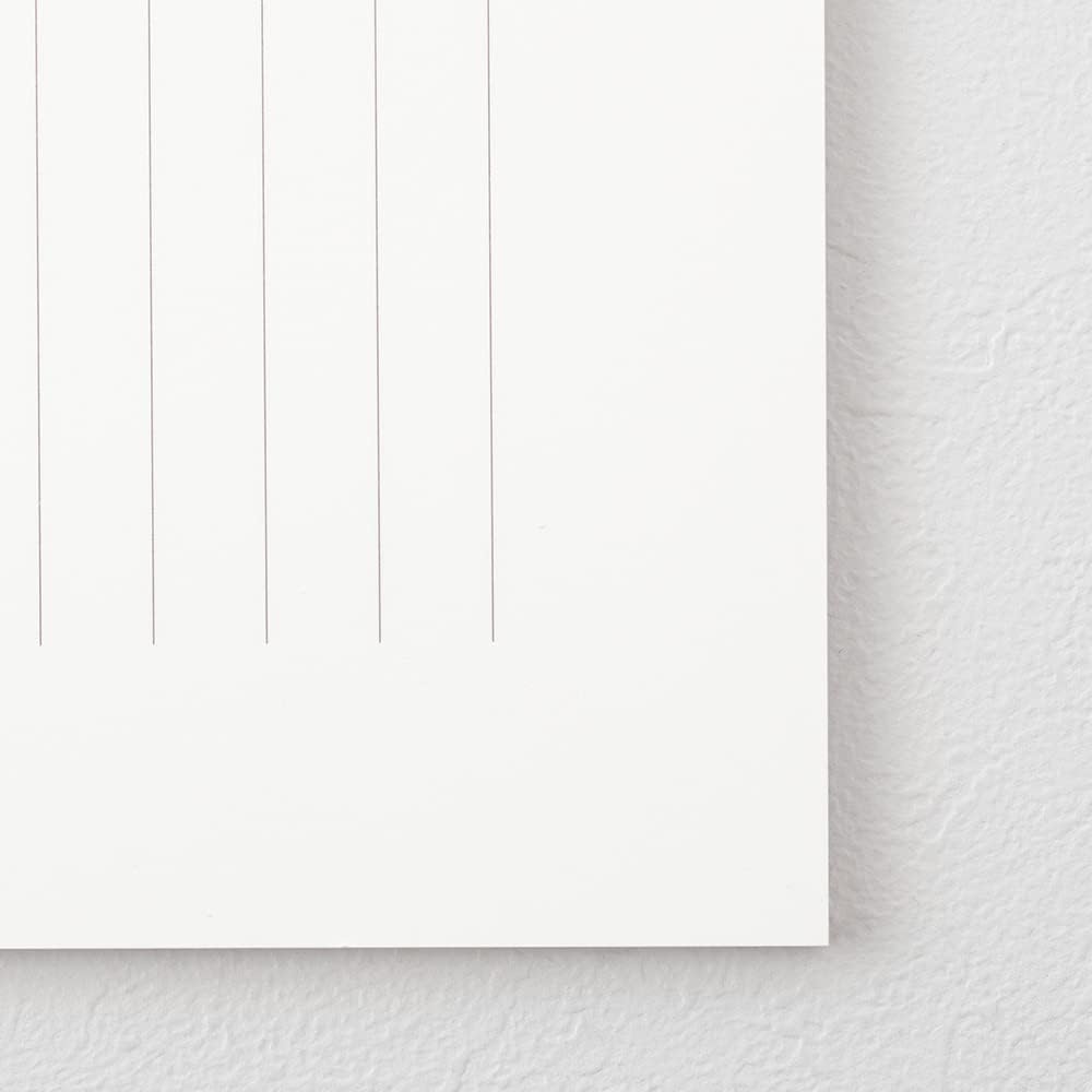 DESIGNPHIL 20585006 Midori Stationery, MD Stationery, Cotton, Vertical Ruled A