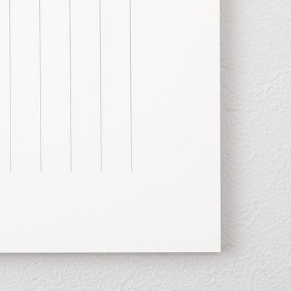 DESIGNPHIL 20585006 Midori Stationery, MD Stationery, Cotton, Vertical Ruled A