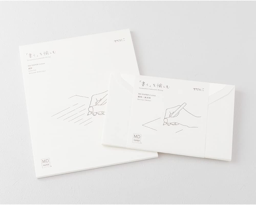 Midori 20587006 Stationery MD Stationery Cotton Horizontal Ruled A