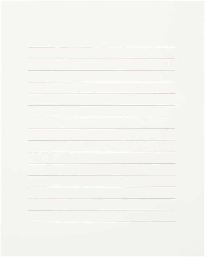 Midori 20587006 Stationery MD Stationery Cotton Horizontal Ruled A