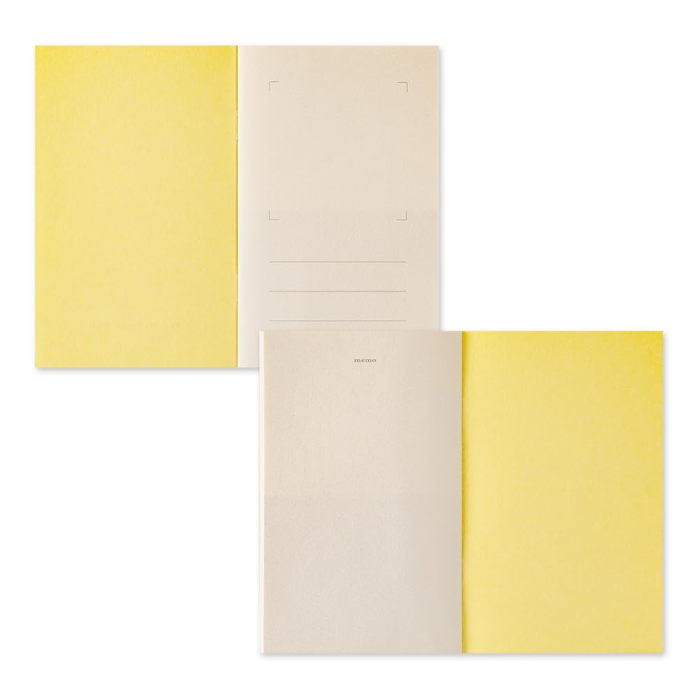 Midori Sticker Book with Pockets, Yellow, 20 Pages 34505006