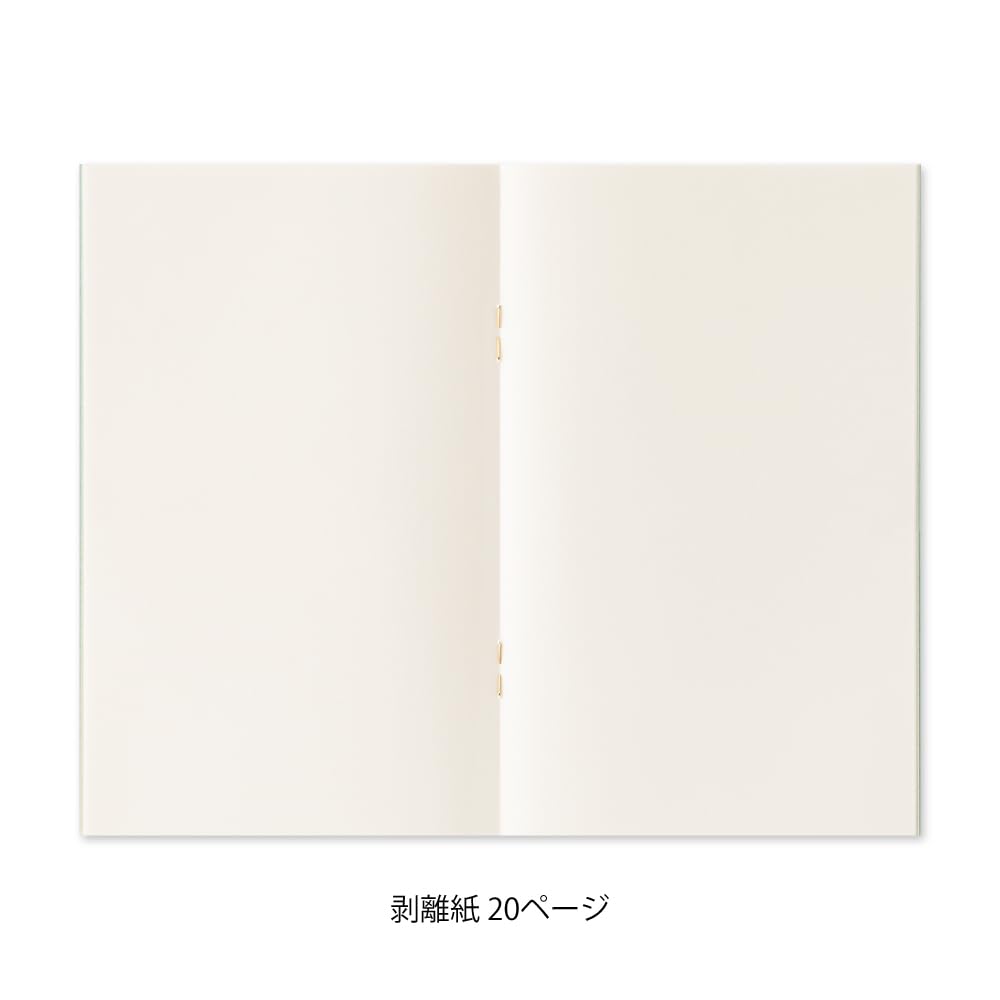 Midori 34506006 Sticker Book with Pockets, Light Blue, 20 Pages