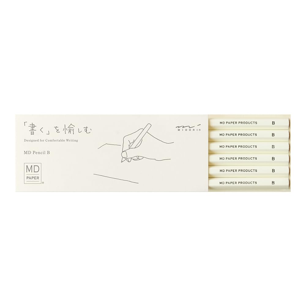 Midori 35322006 MD Pencils, Set of 6, B