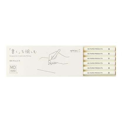 Midori 35322006 MD Pencils, Set of 6, B