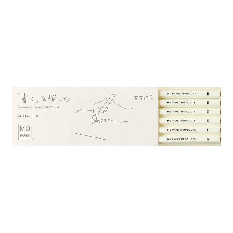 Midori 35322006 MD Pencils, Set of 6, B