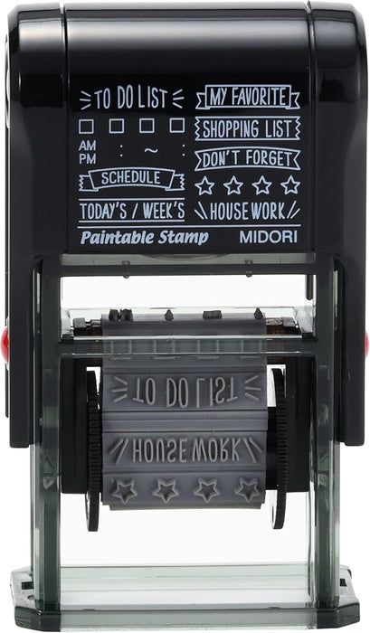 DESIGNPHIL 35376006 MIDORI Stamp Rotating Stamp