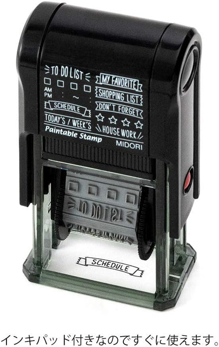 DESIGNPHIL 35376006 MIDORI Stamp Rotating Stamp