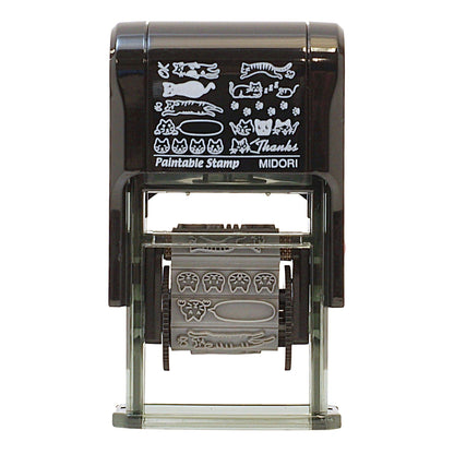 DESIGNPHIL 35380006 Midori Stamp Cat Pattern