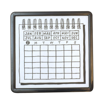 DESIGNPHIL 35399006 Midori Stamp Penetrating Stamp Calendar Pattern