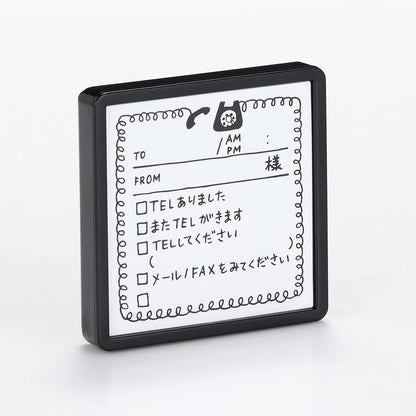 DESIGNPHIL Midori 35404006 Stamp, Self Sealing Stamp, Phone Pattern, H61×W61×D19mm