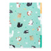 Midori 3 Pockets Clear Folder <A4>  Cats A