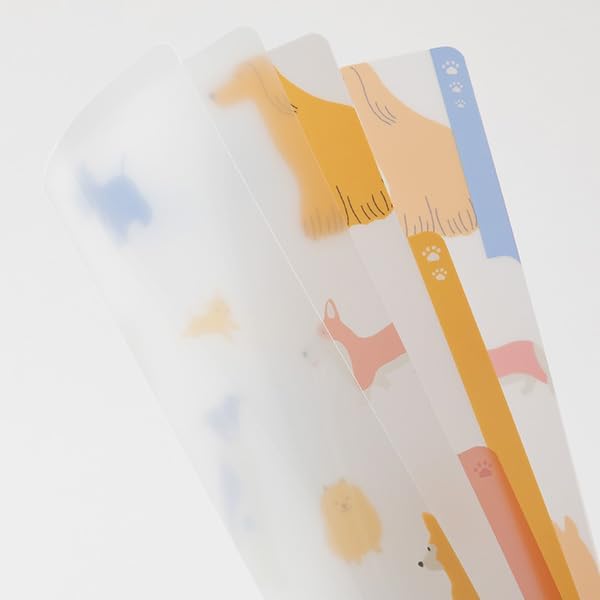 Clear A4 Folder with 3 Pockets by Midori