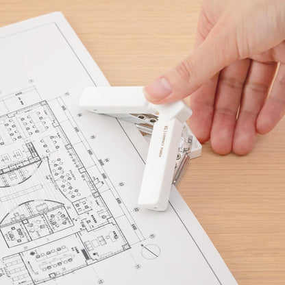 Midori 35545006 Hole Punch, Compact Punch, XS White A