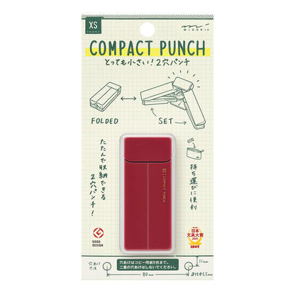Midori 35546006 Drilling Punch, Compact Punch, XS