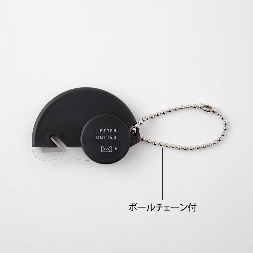 Midori Letter Opener, Letter Cutter, Black A 35552006