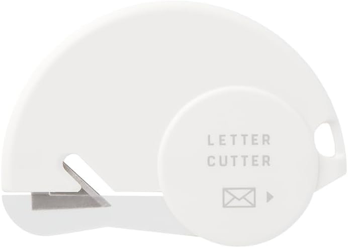 Midori 35553006 Letter Opener, Letter Cutter, White