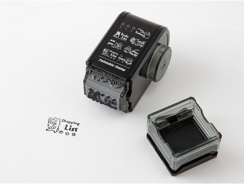 Midori Stamp Rotating Stamp Dial Wrist Pattern 35579006