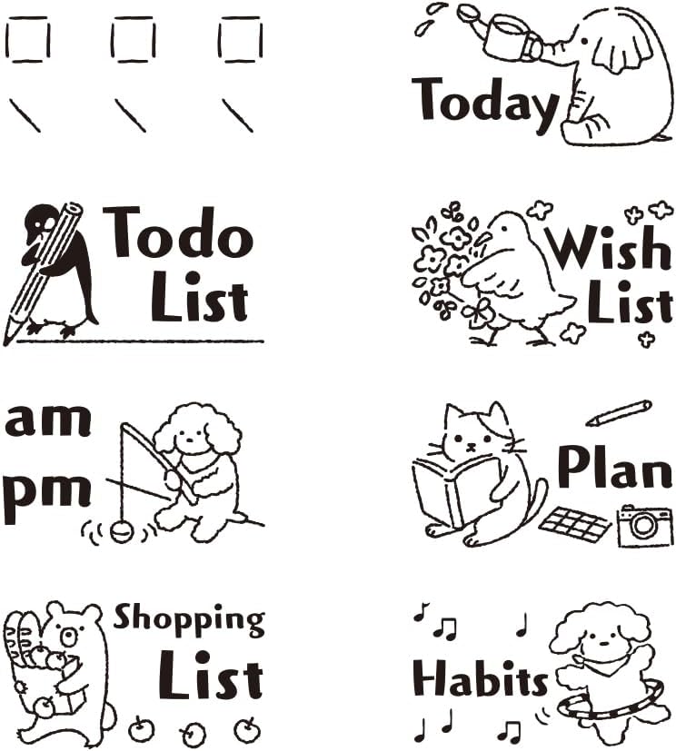 Midori Stamp Rotating Stamp Dial Wrist Pattern 35579006