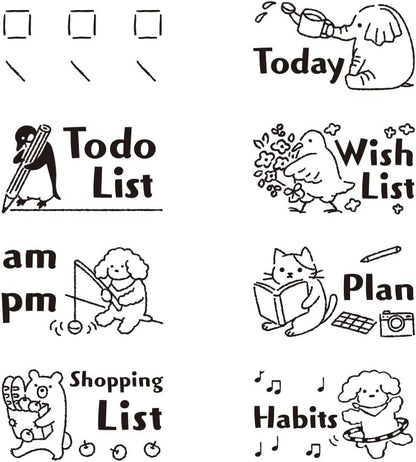 Midori Stamp Rotating Stamp Dial Wrist Pattern 35579006