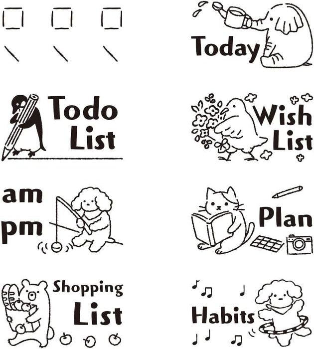 Midori Stamp Rotating Stamp Dial Wrist Pattern 35579006